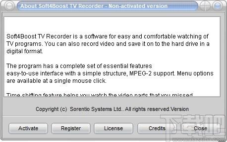 Soft4Boost TV Recorder下载,电视录像软件,屏幕录像,屏幕录制,录像