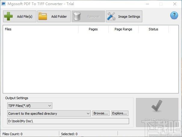 Mgosoft PDF To TIFF Converter下载,PDF转TIFF工具,PDF转PNG