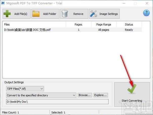 Mgosoft PDF To TIFF Converter下载,PDF转TIFF工具,PDF转PNG